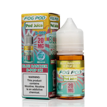 Pod Juice X Fog Pod Salt Nic - Blue Rancher B-Pop Ice - 30mL