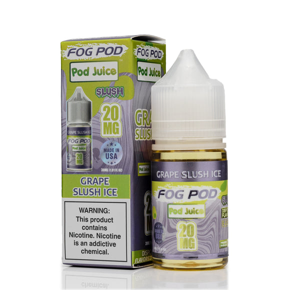 Pod Juice X Fog Pod Salt Nic - Grape Slush Ice - 30mL