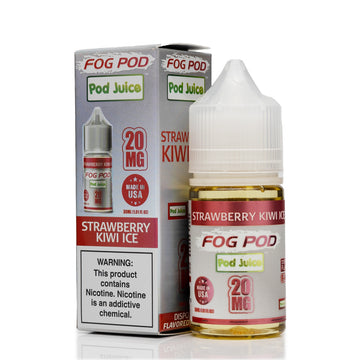 Pod Juice X Fog Pod Salt Nic - Strawberry Kiwi Ice - 30mL