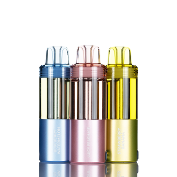 Foger Switch Pro 30K Full Kit, featuring a 1050mAh battery, a magnetically removable battery bank, dual mesh coils, OLED display, and 19mL of 5% nic salt.