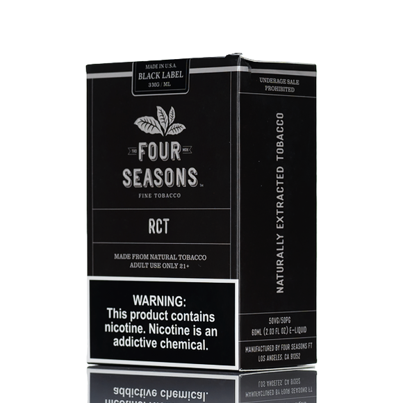 Four Seasons E-liquids - Black Label - RCT - 60ml