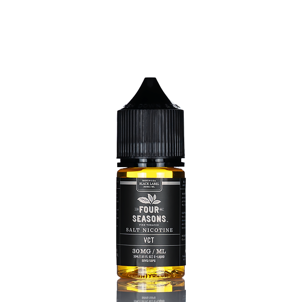 Four Seasons Salt Nicotine - Black Label - CVT - 30ml | Nicotine Salt Four Seasons Salt Nicotine - Black Label - CVT - 30ml | Nicotine Salt