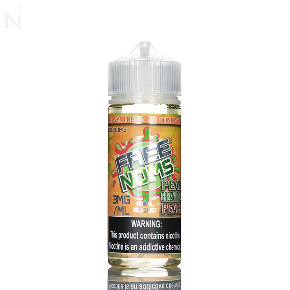 Freenoms - Pear Green Apple Peach - 120mL