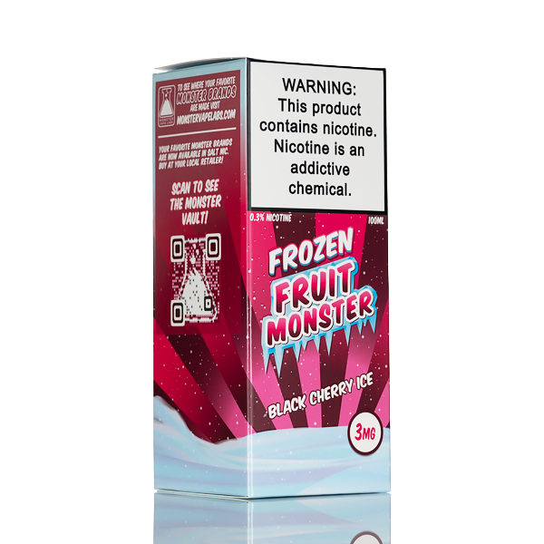 Frozen Fruit Monster - Black Cherry Ice - 100mL | USA Made Vape Juice Frozen Fruit Monster - Black Cherry Ice - 100mL | USA Made Vape Juice