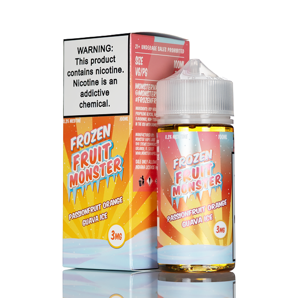 Frozen Fruit Monster - Passion Fruit Orange Guava Ice - 100mL