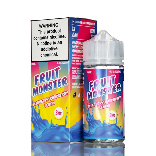 Fruit Monster - Blue Raspberry Lemon - 100ml | USA Made Liquid Fruit Monster - Blue Raspberry Lemon - 100ml | USA Made Liquid