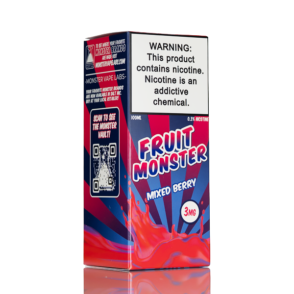 Fruit Monster - Mixed Berry - 100ml | USA Made Liquid Fruit Monster - Mixed Berry - 100ml | USA Made Liquid