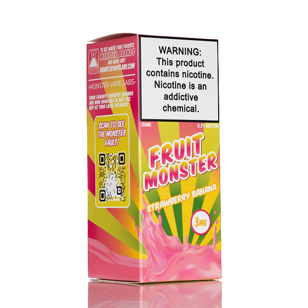 Fruit Monster - Strawberry Banana - 100ml | USA Made Liquid Fruit Monster - Strawberry Banana - 100ml | USA Made Liquid