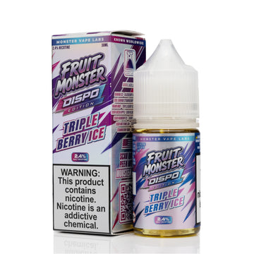 Fruit Monster Dispo Syn Nic Salt - Triple Berry Ice - 30ml