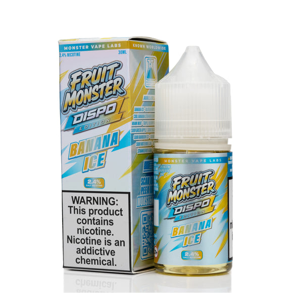 Fruit Monster Dispo Syn Nic Salt - Banana Ice - 30ml
