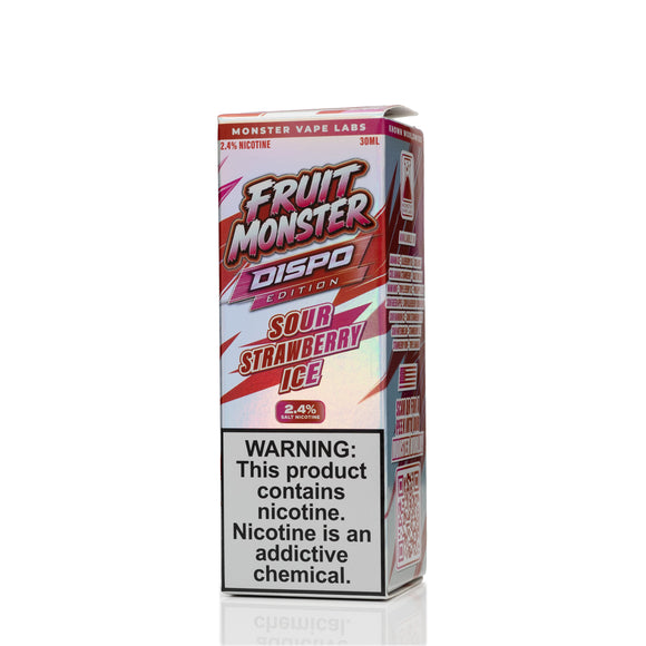 Fruit Monster Dispo Syn Nic Salt - Sour Strawberry Ice - 30ml