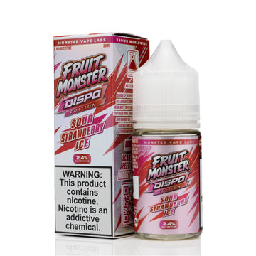 Fruit Monster Dispo Syn Nic Salt - Sour Strawberry Ice - 30ml
