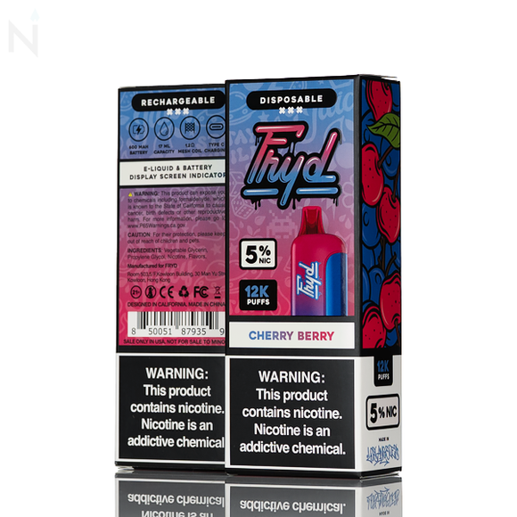 FRYD 12K 12000 Puffs Disposable Vape - 17mL