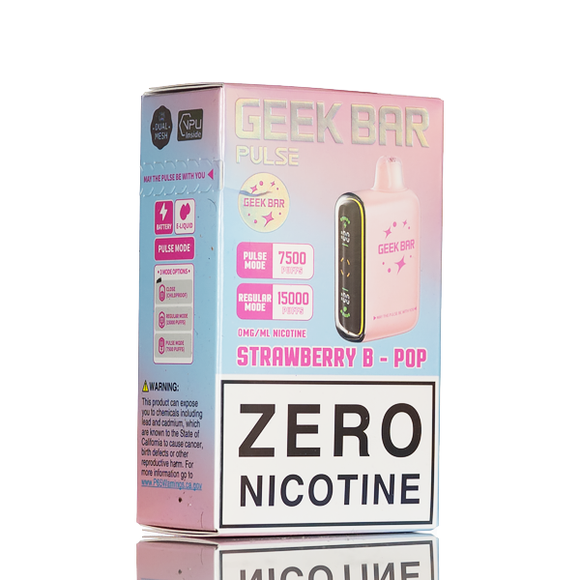 Geek Bar Pulse Zero Nic 15K 15000 Puffs Disposable Vape - 16mL