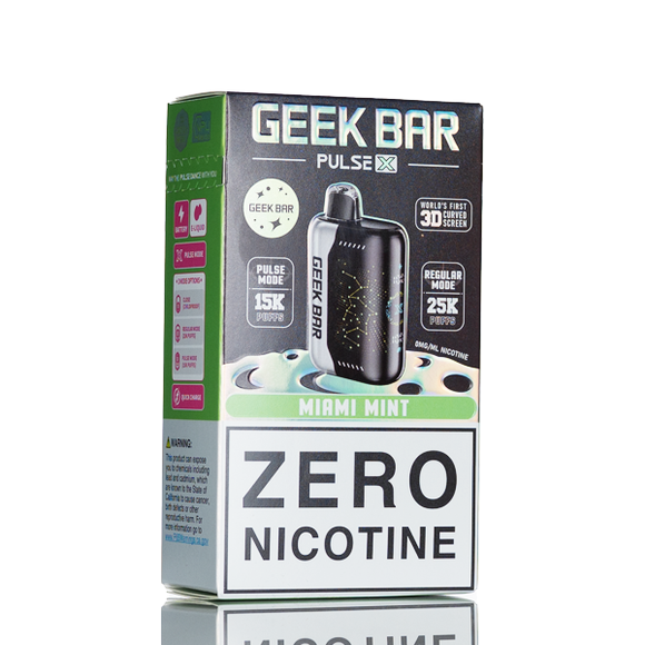 Geek Bar Pulse X Zero Nic 25k 25000 Puffs Disposable Vape - 18ML