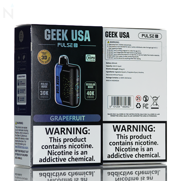 Geek USA Pulse D 40K Puffs Disposable Vape