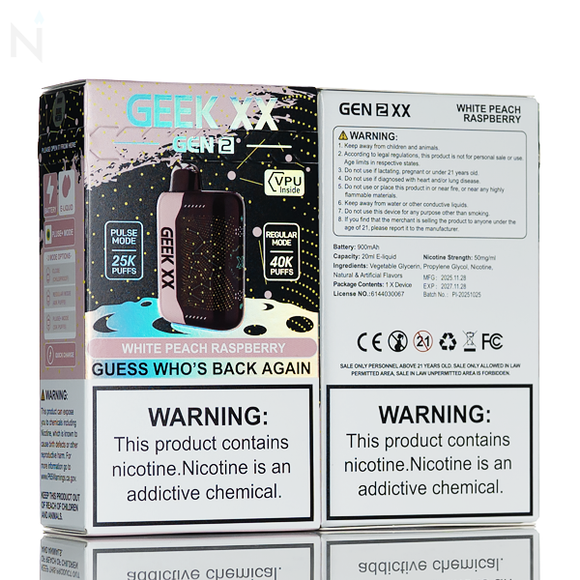 Geek XX Gen 2 40K Puffs Disposable Vape