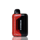 A Watermelon Ice disposable vape device with a red and black color scheme, featuring white printed graphics and text, shown on a clean white background with a subtle reflection below.