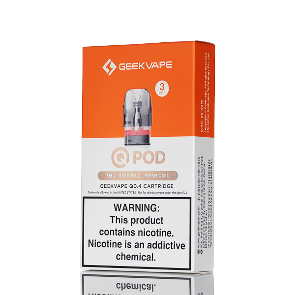 GeekVape Q Series Replacement Pods| Vape Accessory, Mesh Coils GeekVape Q Series Replacement Pods| Vape Accessory, Mesh Coils