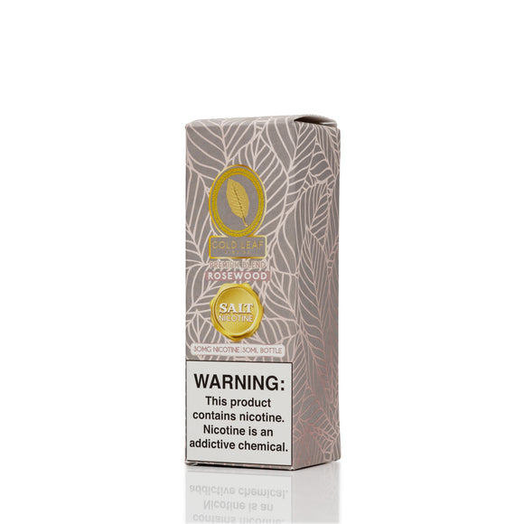 Gold Leaf Salt Nic E-Liquid - Rosewood - 30mL