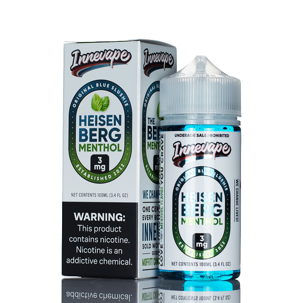 heisenberg vape juice menthol Innevape E-Liquids - The Berg - 100ml Silver Red Style:Strawberry Kiwi Zushi Super Sour Diesel Clutch