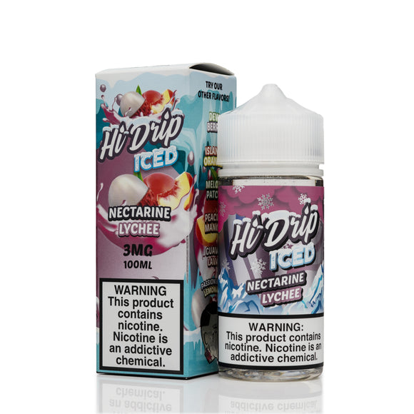 Hi Drip E-liquid Iced - Nectarine Lychee - 100ml