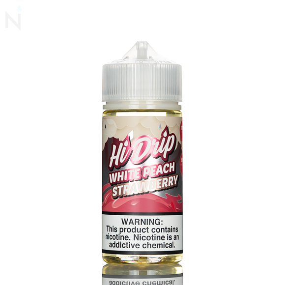 Hi Drip E-Liquid - White Peach Strawberry  - 100ml