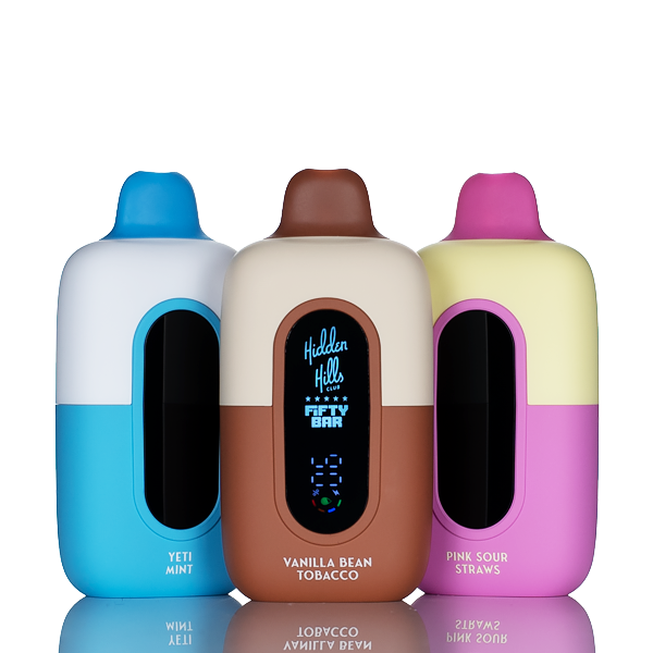 Hidden Hills x Fifty Bar 20k Puffs Disposable Vape | $13.85 Hidden Hills x Fifty Bar 20k Puffs Disposable Vape | $13.85