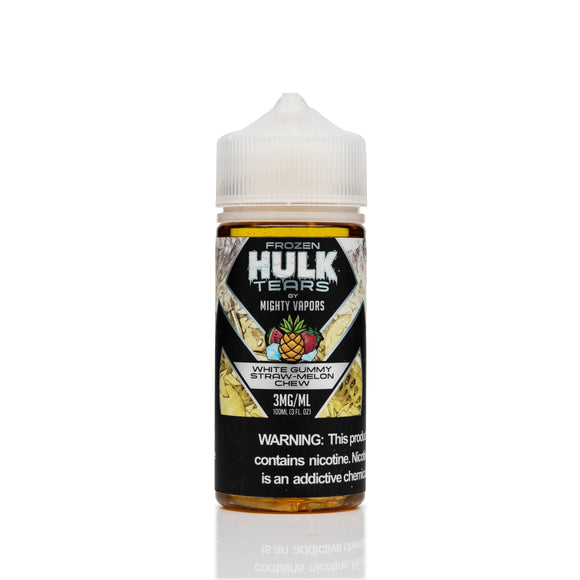 Hulk Tears E-Liquid - Frozen White Gummy Straw-Melon Chew - 100ml