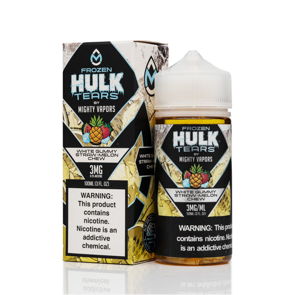 Hulk Tears E-Liquid - Frozen White Gummy Straw-Melon Chew - 100ml