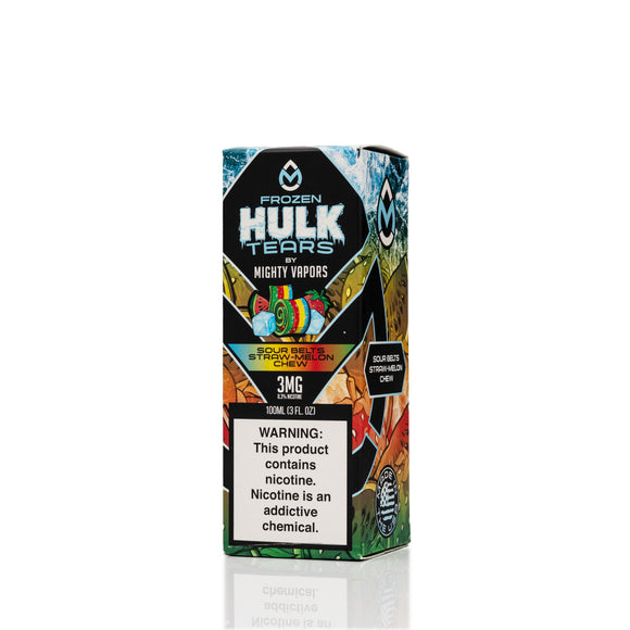 Hulk Tears E-Liquid Frozen Sour Belts Straw-Melon Chew - 100ml