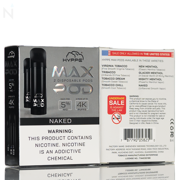 Hyppe Max Pods Disposable Pods 5%