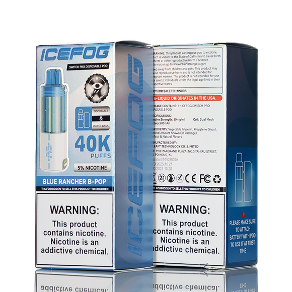IceFog 40K Switch Pro Disposable Pod