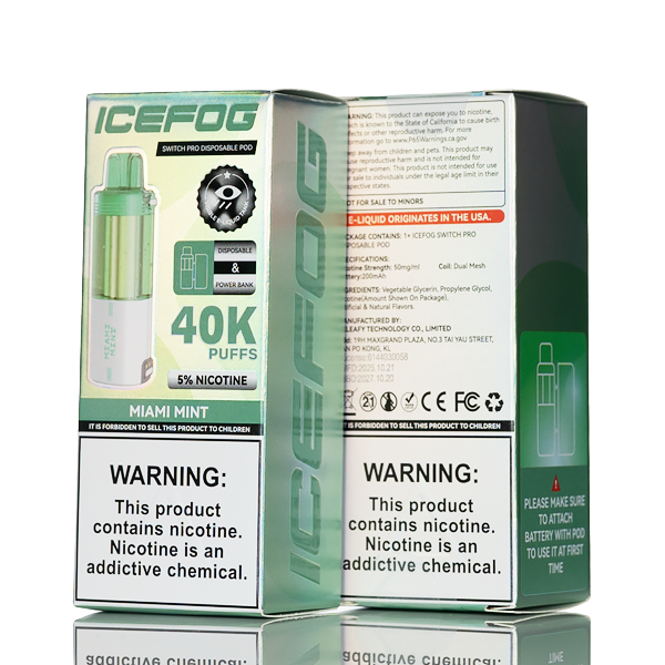 IceFog 40K Switch Pro Disposable Pod | Only $9.99 IceFog 40K Switch Pro Disposable Pod | Only $9.99