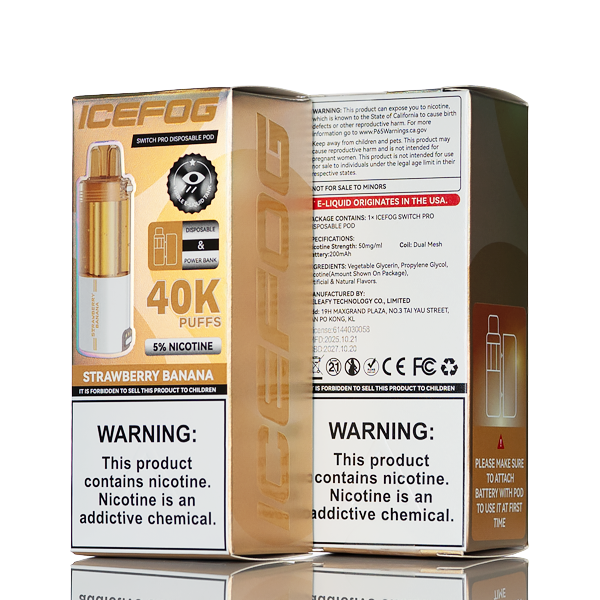IceFog 40K Switch Pro Disposable Pod | Only $9.99 IceFog 40K Switch Pro Disposable Pod | Only $9.99