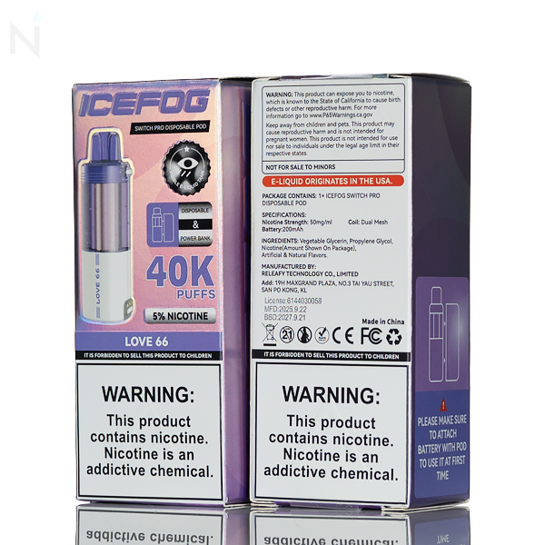IceFog 40K Switch Pro Disposable Pod