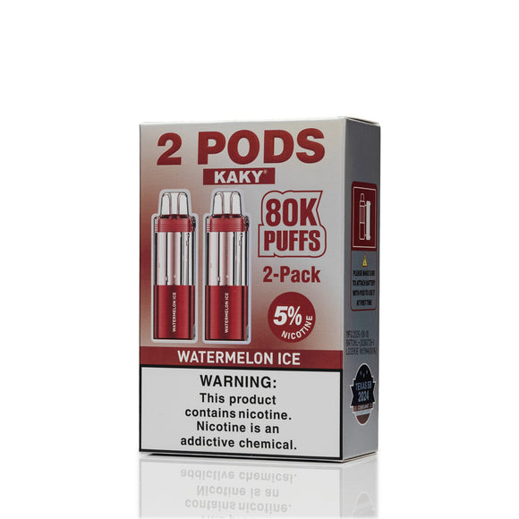 KAKY 80K Disposable Pods 2-Pack - Foger Compatible