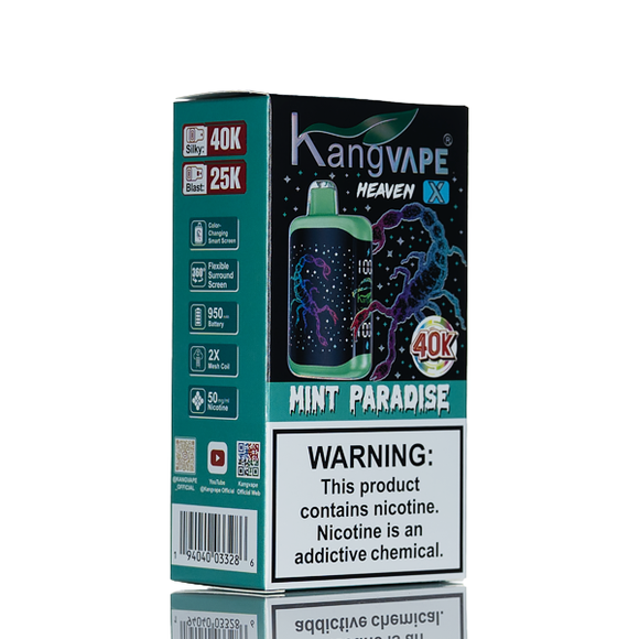 mint paradise Kangvape Heaven X 40K Puffs Disposable