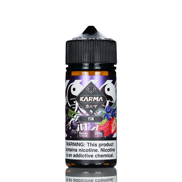 balanced flavor vape juice Karma E-Liquid by Sugoi - Yin - 100mL Flavor:Tres Leches 5% nicotine vape XP-ULTRA Series 3-Inch LED