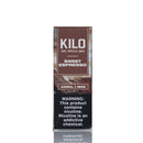 A 100ml pack of Kilo Sweet Espresso e-liquid, 3mg, shown in its retail packaging against a white background with a faint reflection below.