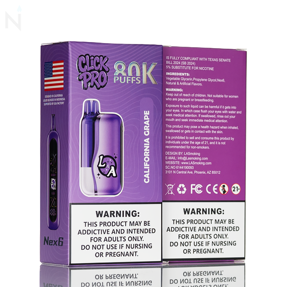L&A Click Pro 80K Disposable Kit - 22mL
