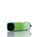 A green disposable vape device with a black front panel displaying the brand name 'LAVA', shown against a plain white background with a soft reflection below.