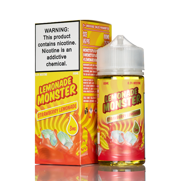 Lemonade Monster - Strawberry Lemonade - 100mL