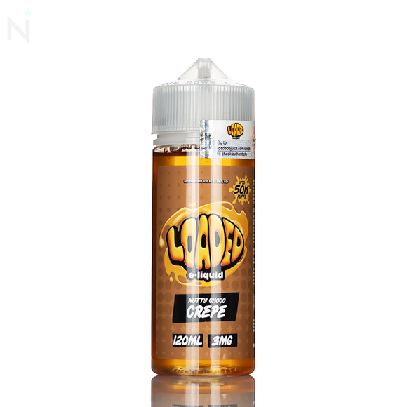 Loaded E-Liquid - Nutty Choco Crepe - 120mL
