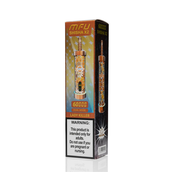 MFU Shisha X2 60K Puff Disposable E-Hookah