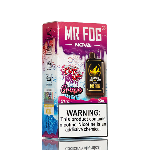 elf bar vape uk Raspberry Mr Fog Nova (Blue Razz Steezy) main image 0
