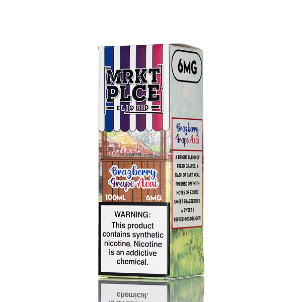 MRKT PLCE E-Liquid - Brazberry Grape Acai - 100mL | Only $9.99 MRKT PLCE E-Liquid - Brazberry Grape Acai - 100mL | Only $9.99