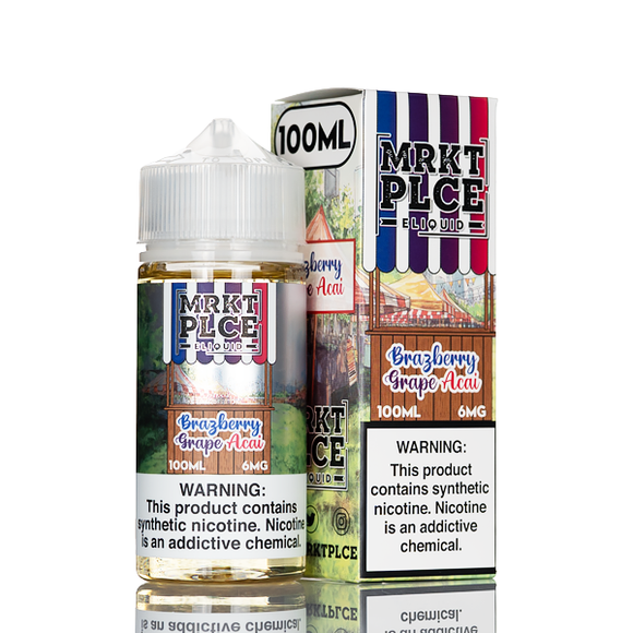 MRKT PLCE E-Liquid - Brazberry Grape Acai - 100mL