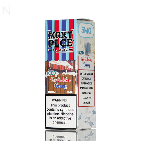 MRKT PLCE E-Liquid - Iced Forbidden Berry - 100mL
