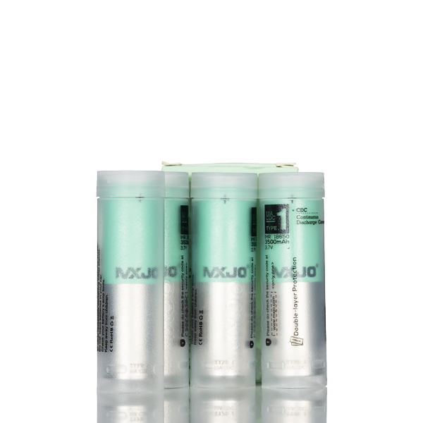 MXJO 3500mAh 10A 18650 Battery - Pack of 4